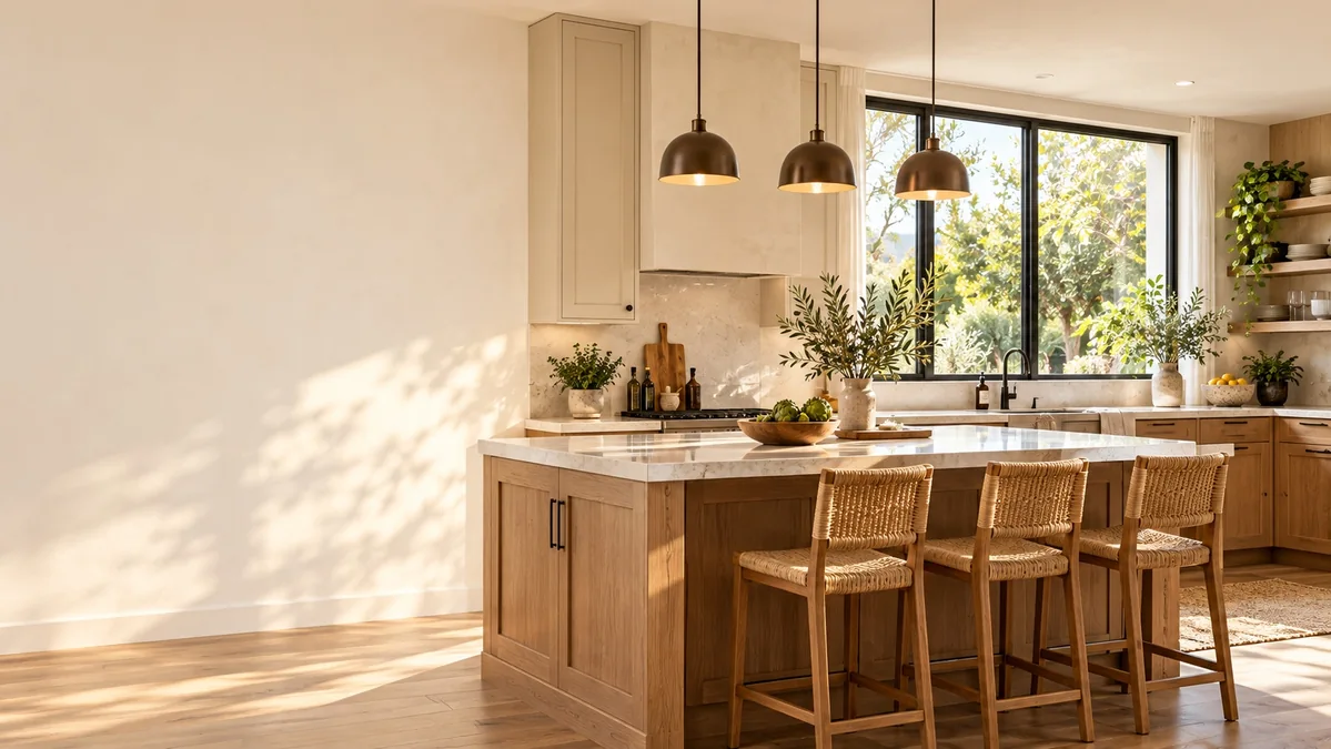 Illustrative Kitchen Remodeling concept, not a completed HOMEFRONT project.